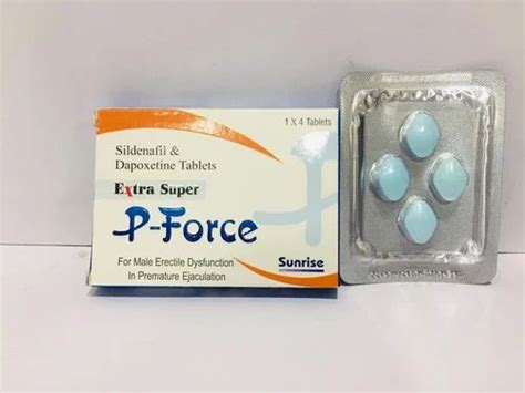 Sildenafil And Dapoxetine Tablets Extra Super P Force Treatment