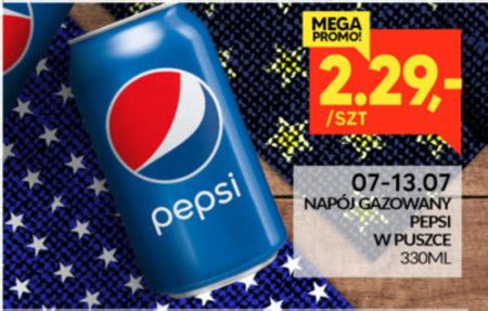 Pepsi Nap J Gazowany Typu Cola Ml Promocja Jan Ding Pl