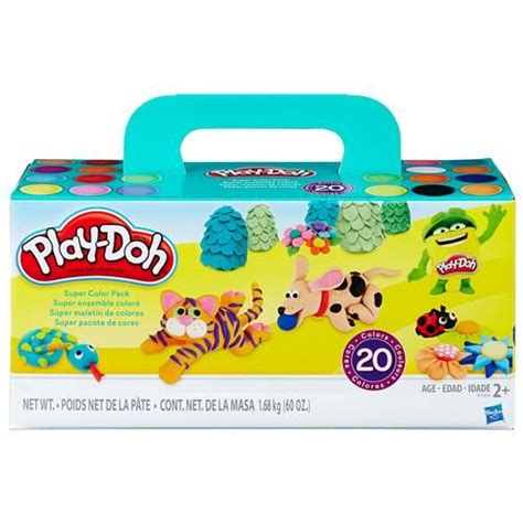 Conjunto Play Doh Hasbro 20 Potes Sortidos em Promoção na Americanas