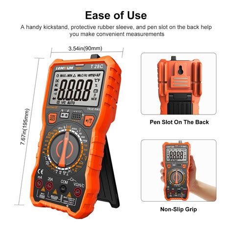 Snapklik Digital Multimeter Lomvum Trms Counts Electrical