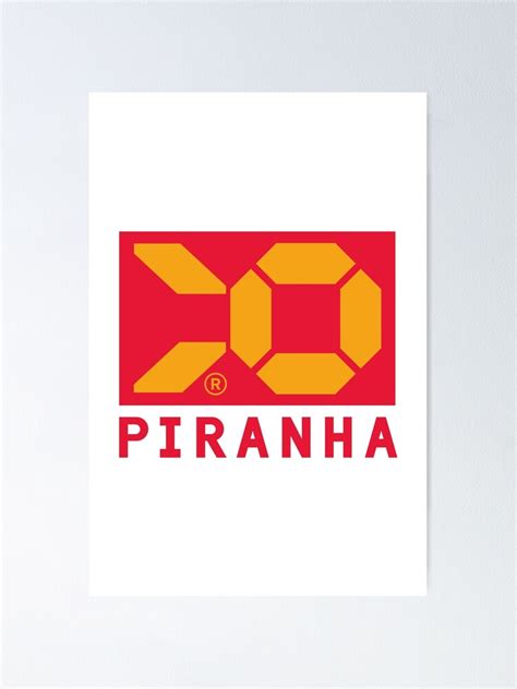 Wipeout 2097 Piranha Team Logo Poster By Honigstute Redbubble