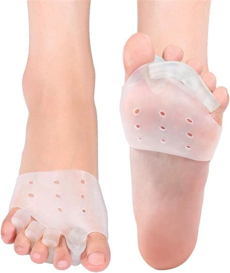 Haofy Zehenspreizer Silikon Gel Zehen Separator Set Hallux Korrektur