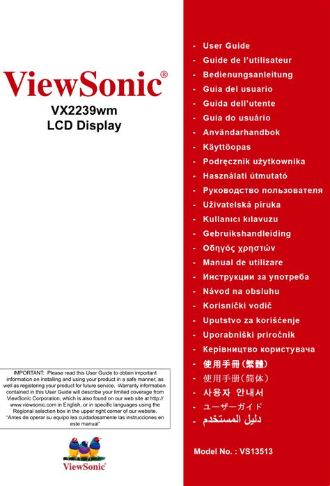 Viewsonic Vs13513 Users Manual VX2239wm 3 UG ENG