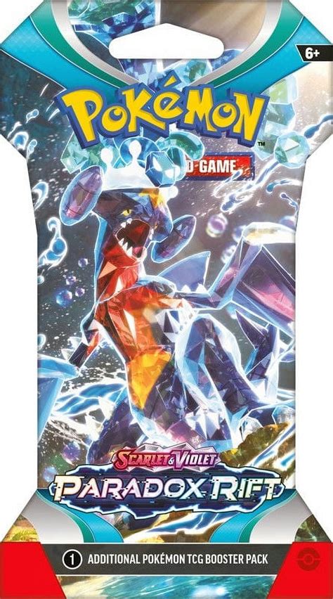 Pokemon Scarlet Violet Paradox Rift Sleeved Booster Garchomp