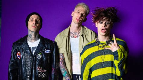 Machine Gun Kelly Travis Barker And Yungblud Tease New Collaborative