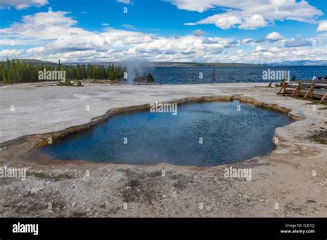 Abyss Pool In West Thumb Geyser Basin Along Yellowstone Lake In