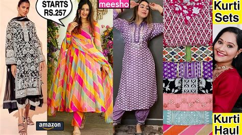 Meesho Festivewear Kurtis Kurta Set Haul Starts Rs 257OnlyAmazon