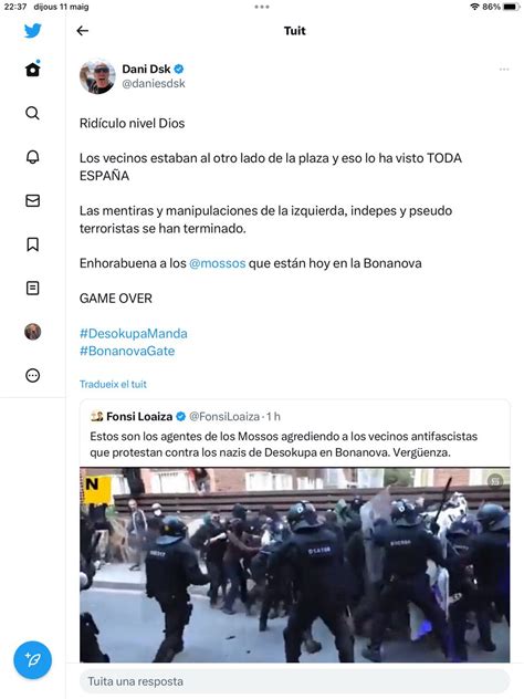 Jubi on Twitter RT mserrats El nazi de Desokupa us dóna l