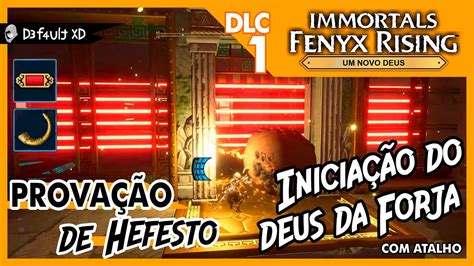 Immortals Fenyx Rising DLC 1 Iniciação na Provação do deus da Forja