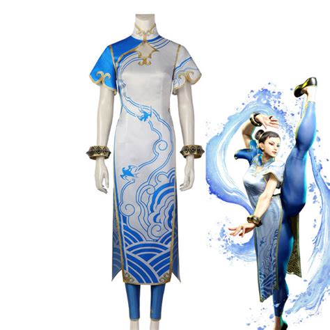 Game Street Fighter 6 Chun-Li Cosplay Costumes For Sales – Cosplay Clans