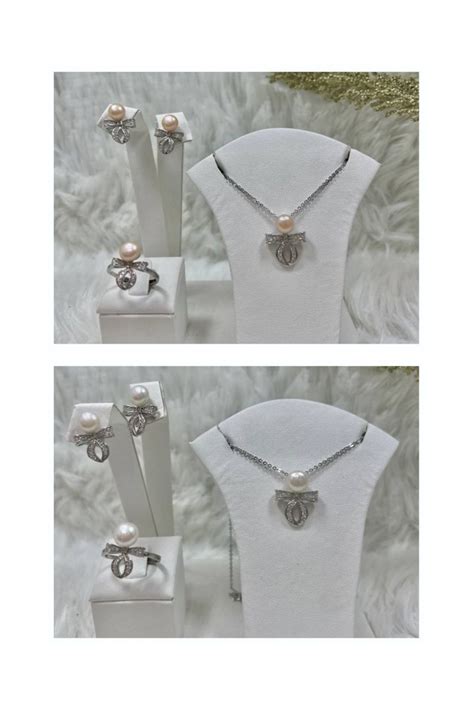 Palawan Davao Pure Freshwater Pearl Set Women S Fashion Jewelry