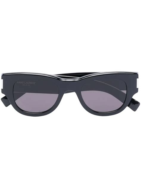 Saint Laurent Naked Wire Core Cat Eye Sunglasses In Black ModeSens
