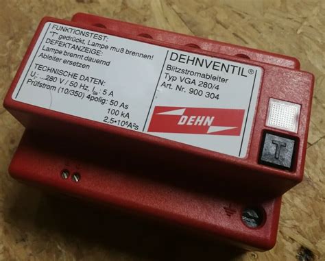 Dehnventil Vga Blitzstromableiter Dehn For Sale Online Ebay