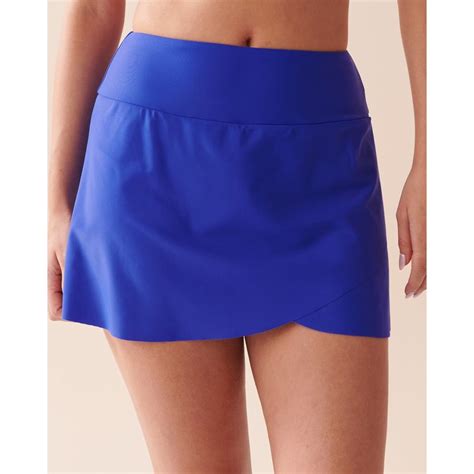 Buy La Vie En Rose Deep Blue Recycled Fibers Bikini Bottom Skirt Online