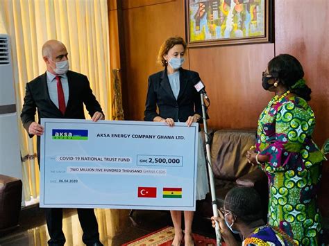 Aksa Energy Donates Gh¢25 Million To Support Ghanas Covid 19 Combat