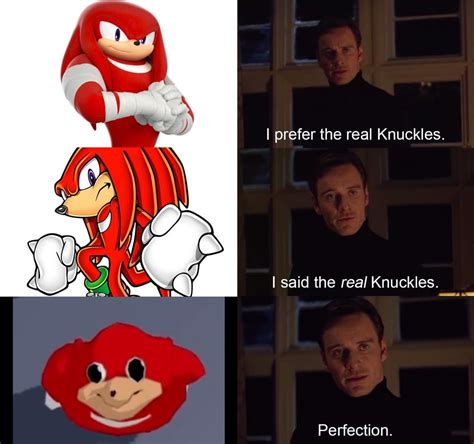 The real Knuckles : memes