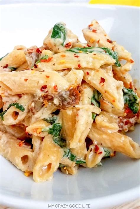 Weight Watchers Tuscan Chicken Pasta My Crazy Good Life