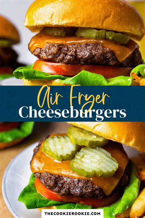 Air Fryer Hamburgers Recipe The Cookie Rookie®