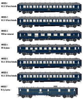 Ls Models Mw Ciwl Reisezugwagen Set Tlg Ep Menzels