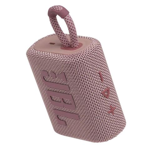 JBL Portable Speaker with Bluetooth Waterproof Pink JBLGO3PINK