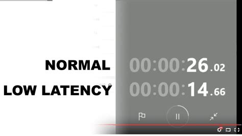 Latency Test Normal Vs Low Latency Mode Of Youtube Live Streaming