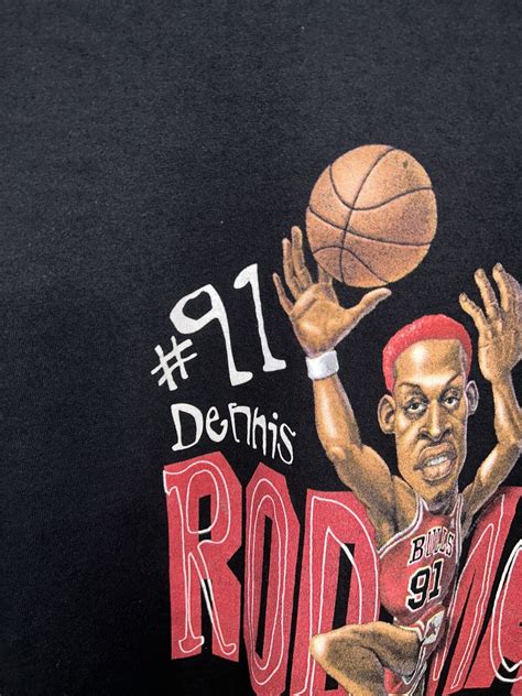 S Chicago Bulls Dennis Rodman Caricature Cartoon Nb Gem