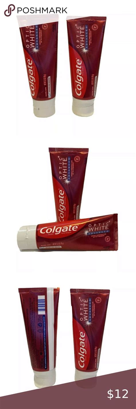 Colgate Optic White Advanced Toothpaste Pack Colgate Toothpaste