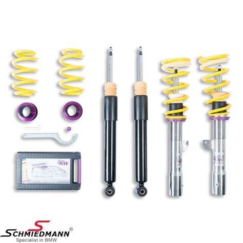 KW Suspensions Coilover Variant 1 Stainless Hight Adjustable Front 25