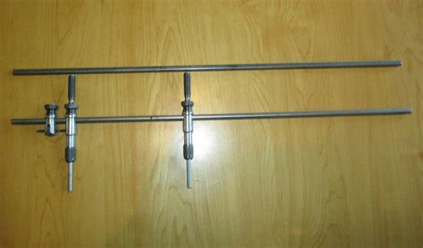 Vintage Starrett Steel Beam Trammels 251 W2 20 Rods Antique Price