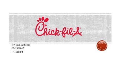 Chick Fil A Social Media Marketing Ppt