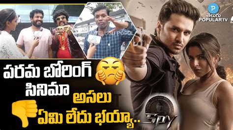 Spy Movie Public Talk Spy Public Talk From Prasads Imax Nikhil