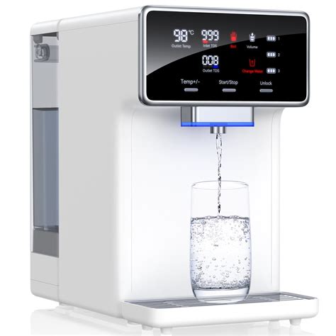 stage ro purification electric countertop water filter system