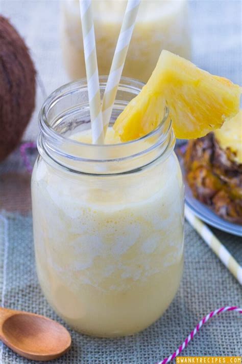 Tropical Pineapple Smoothie | Swanky Recipes