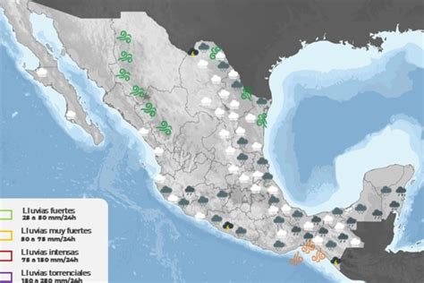 Frente Frío 15 Causará Temperaturas Bajas Y Lluvias En Estados De