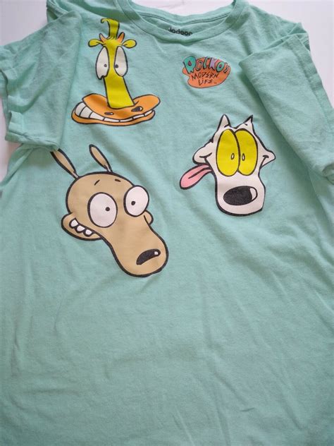 Nickelodeon Rockos Modern Life Big Faces Graphic T S Gem