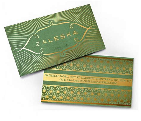 Gold foil Business Card| CardObserver