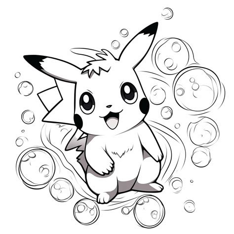 +30 Pikachu Coloring Pages for Free (Printable)