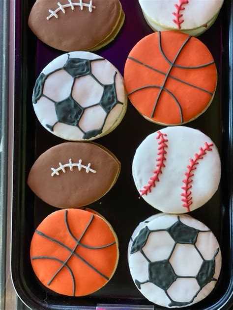 Sport Ball Cookies Grandma S Country Oven Bake Shoppe