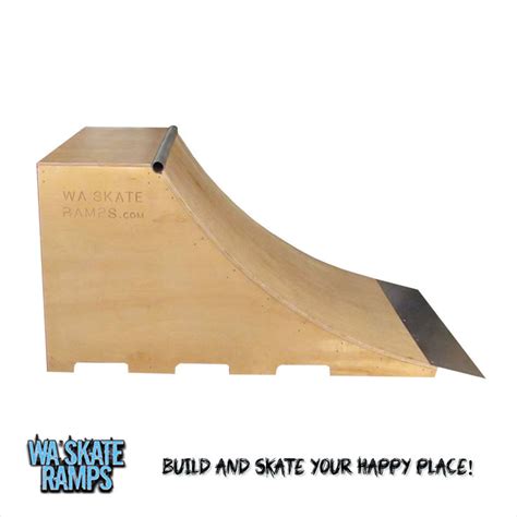 Quarter Pipe Skate Ramp 3 ft High x 8 ft Wide Skateboards / Scooters / BMX