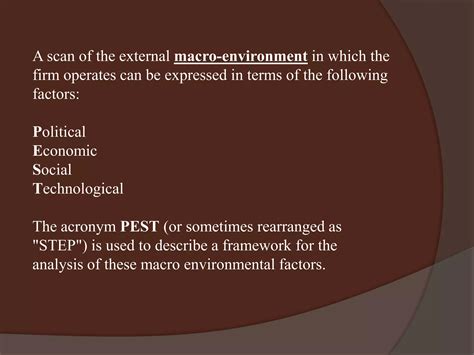 Environmental Scanning Ppt