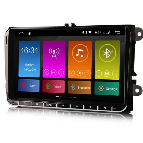 Buy Erisin 9 Android 10 Car Stereo GPS DAB Radio For VW Passat Golf