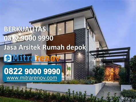 PPT BERKUALITAS 0822 9000 9990 Jasa Arsitek Rumah Depok PowerPoint