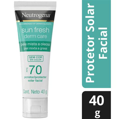 Neutrogena Sun Fresh Protetor Solar Facial Para Pele Oleosa Derm Care