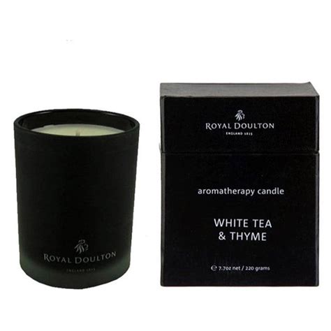 Royal Doulton White Tea And Thyme Scented Candle 220g Big W