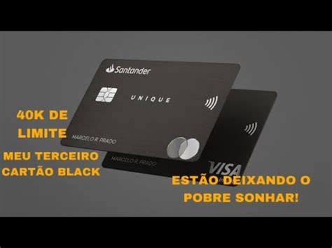 CHEGOU MEU CARTÃO ALTA RENDA DO SANTANDER SANTANDER UNIQUE VISA