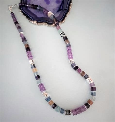 Necklace Amethyst Heishe Town Country Gallery Yarragon