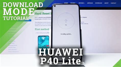 How To Enter Download Mode In Huawei P40 Lite Flash Stock Firmware