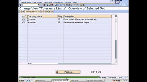 Sap Fi Integration With Mm Set Tolerance Limits For Invoice