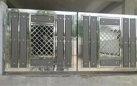 Stainless Steel Gate Fabrication Services 8x6 Feet At Rs 800 Sq Ft In