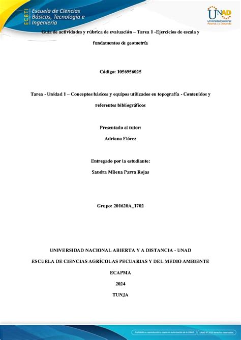 Tarea Ejercicios De Escala Y Fundamentos De Geometr A Sandra Parra